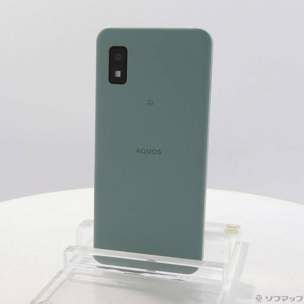 AQUOS - 超美品　国内版　SIMフリー　AQUOS wish 64GB オリーブグリーン色 AQUOS wish セイモバイル☆SIMフリー Ymobile wish2 A204SH