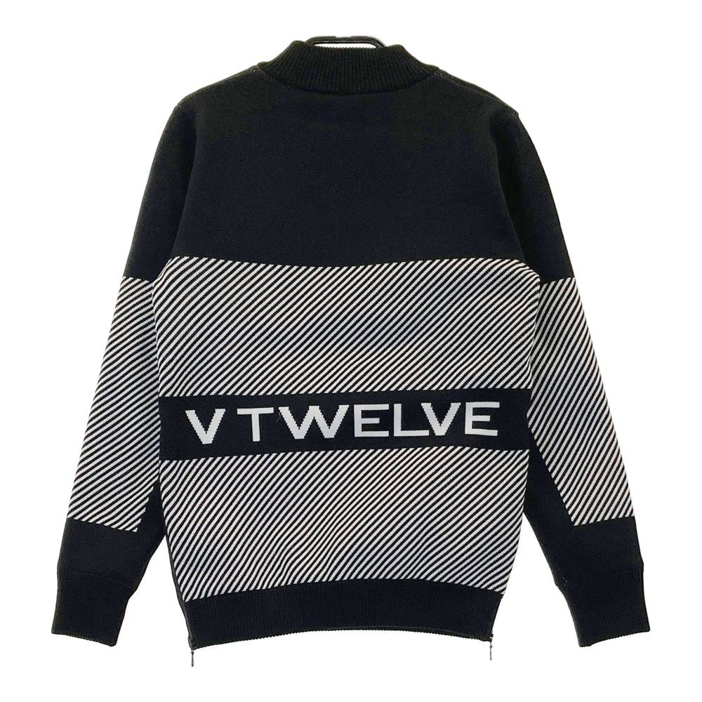 サイズ 1 V12 ヴィトゥエルヴ モデル 裏地付き ニットセーター ブラック系 240101526124 ゴルフウェア レディース ストスト