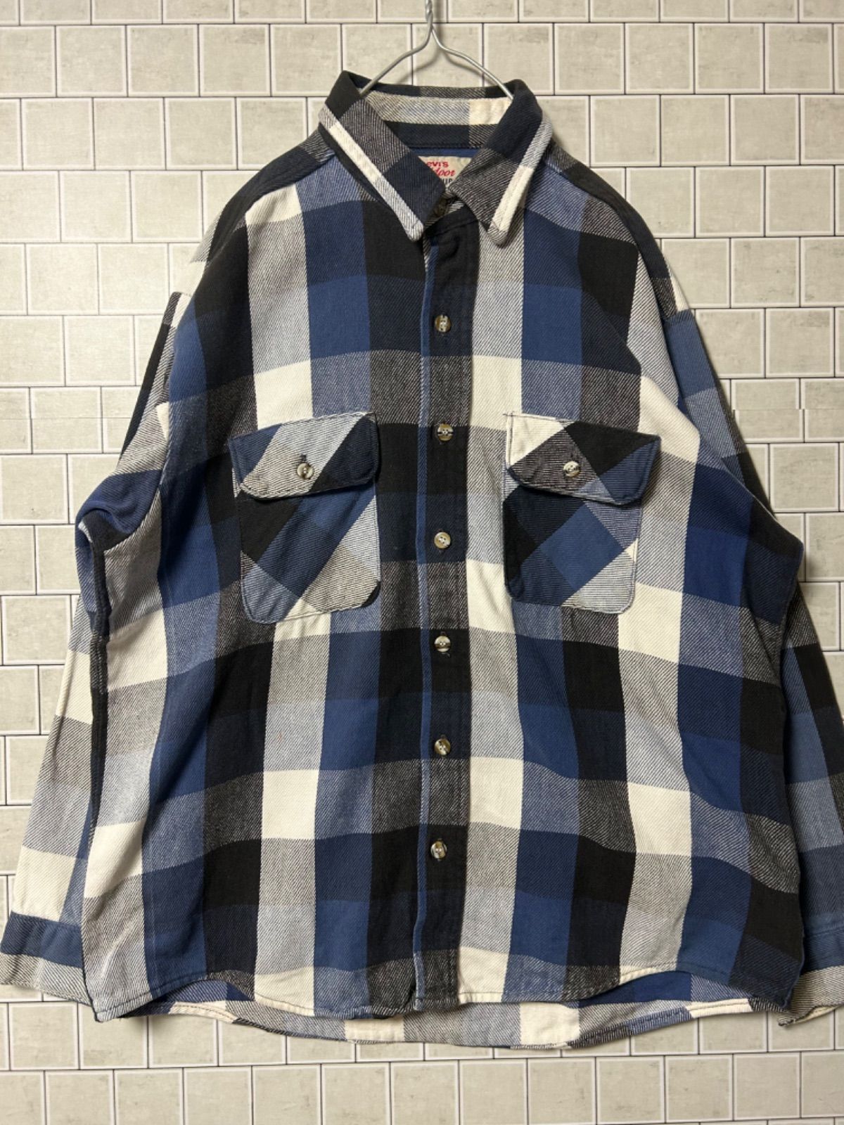 ヴィンテージリーバイスネルシャツ アラスカシャツ 古着 90s Levi's