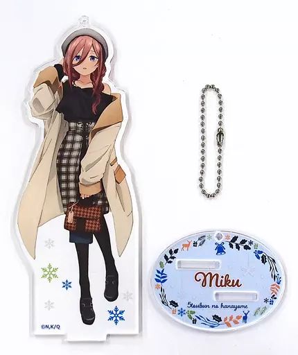 中古】アクリルスタンド・アクリルパネル 中野三玖 アクリルスタンド