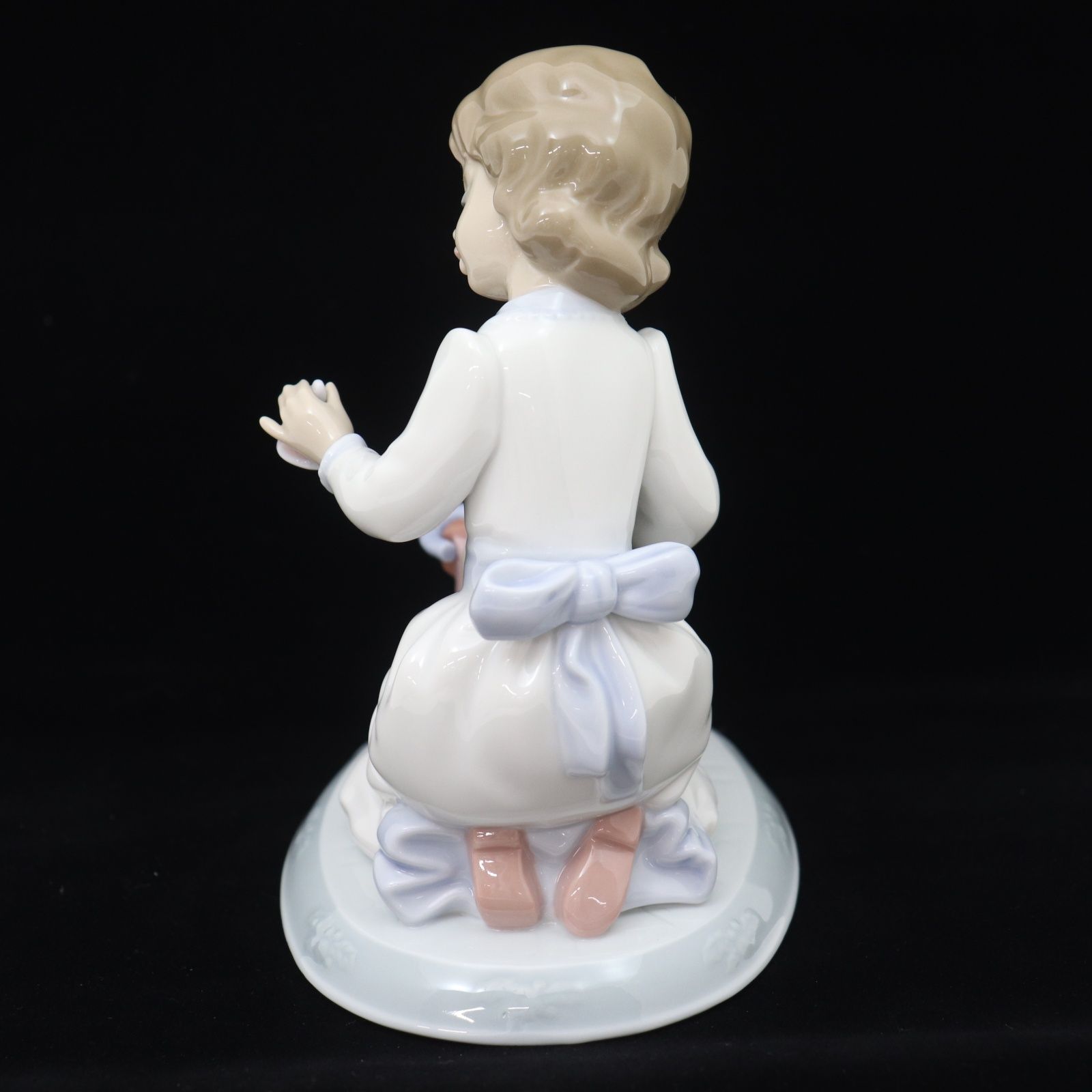 美品✨リヤドロ リトルシスター 少女と猫