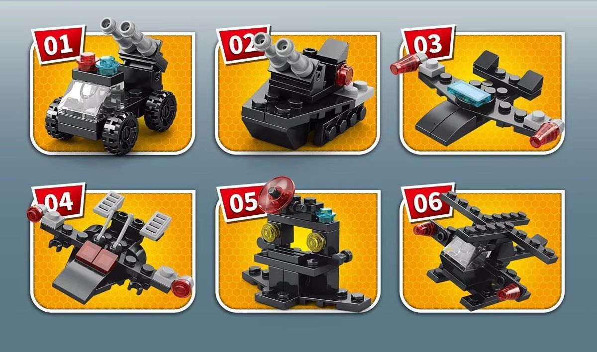 8970-4 特殊警察ヘリ レゴ ブロック 互換 キット LEGO 互換品 シティ