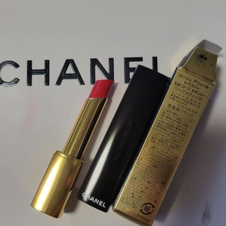 CHANEL☆ルージュ　アリュール　レクストレ　838　ローズ　オダシユー