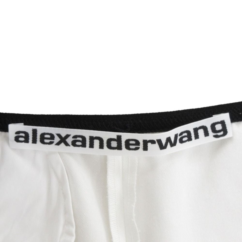 美品 Alexander Wang アレキサンダーワン ハイウエスト ロゴ ショート