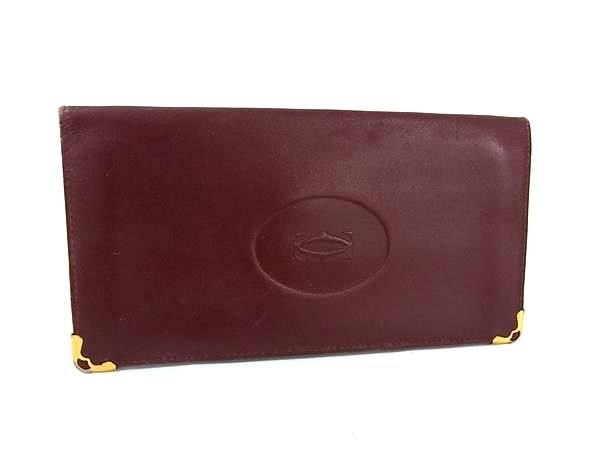 Cartier カルティエ マストライン レザー 二つ折り 長財布 ウォレット
