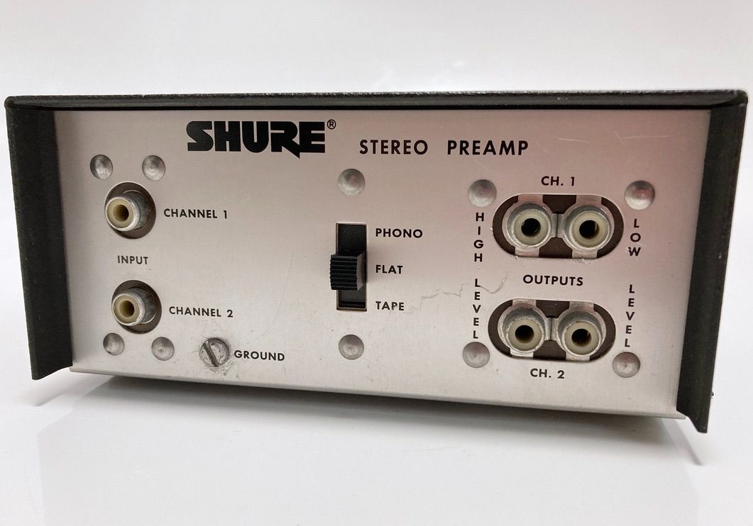 ☆動作確認済み☆ SHURE シュアー M64 フォノイコライザー プリアンプ V15 - メルカリ