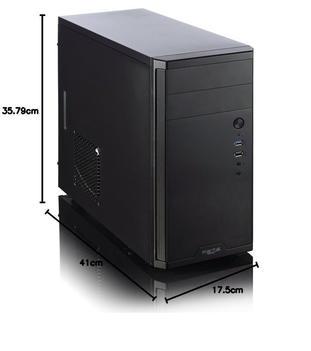 新品 Fractal Design Core 1100 マイクロタワー型PCケース CS4792 FD-CA-CORE-1100-BL