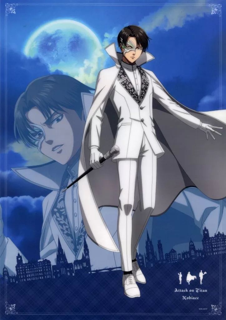 中古】クリアポスター 怪盗リヴァイのクリアポスター 「進撃の巨人