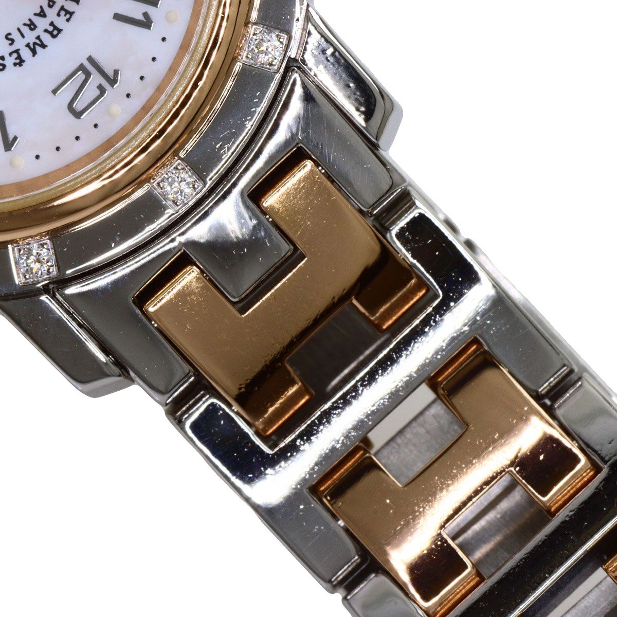 HERMES エルメス CL4.222 クリッパーナクレ 12P ダイヤモンドベゼル