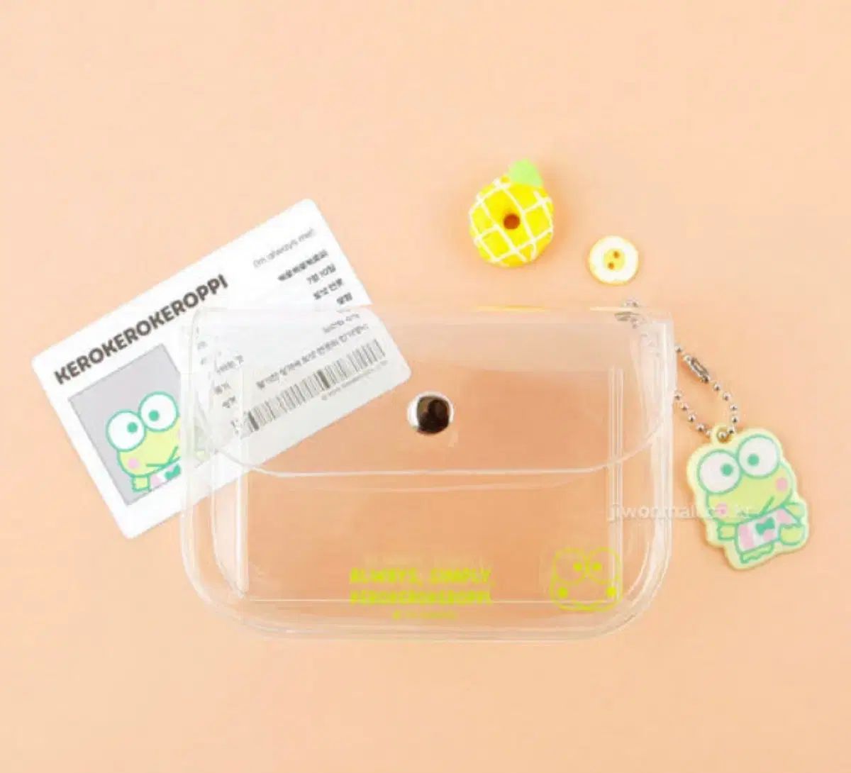 セール，品質保証 Sanrio(サンリオ) ケロピ トランスペアレント カード 財布 その他