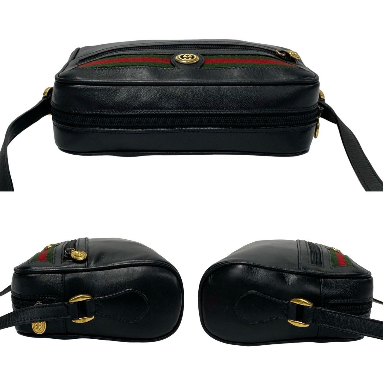 ほぼ　未使用　付属品あり　GUCCI オールド　グッチ　シェリーライン　バッグ GUCCI ほぼ未使用 グッチ オールドグッチ ヴィンテージ シェリー