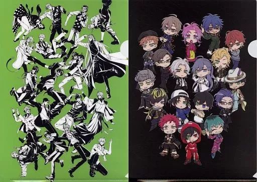 ヒプノシスマイク　ヒプマイ　ミニクリアファイル　EW02 中古】クリアファイル HYPSTER vol.2 ＆ ミニキャラEW02 A4