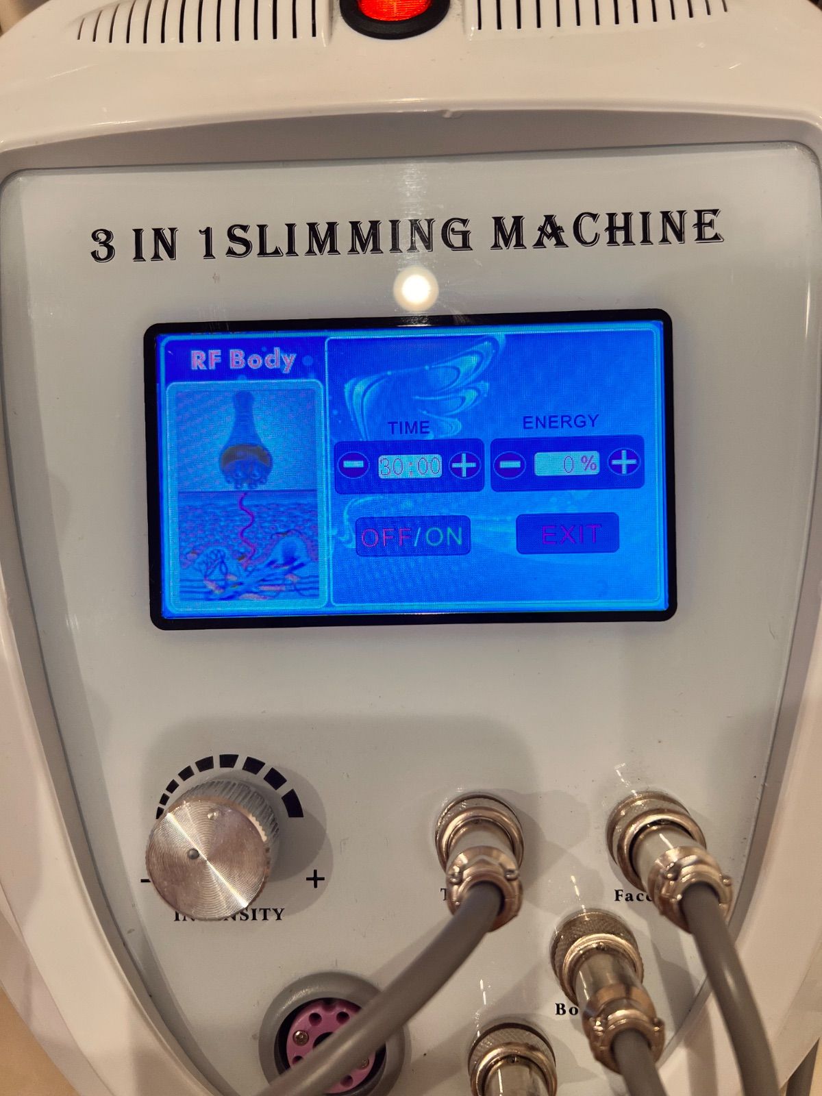 3in1スリムマシン痩身美容機器 キャビテーション RF ボディフェイス