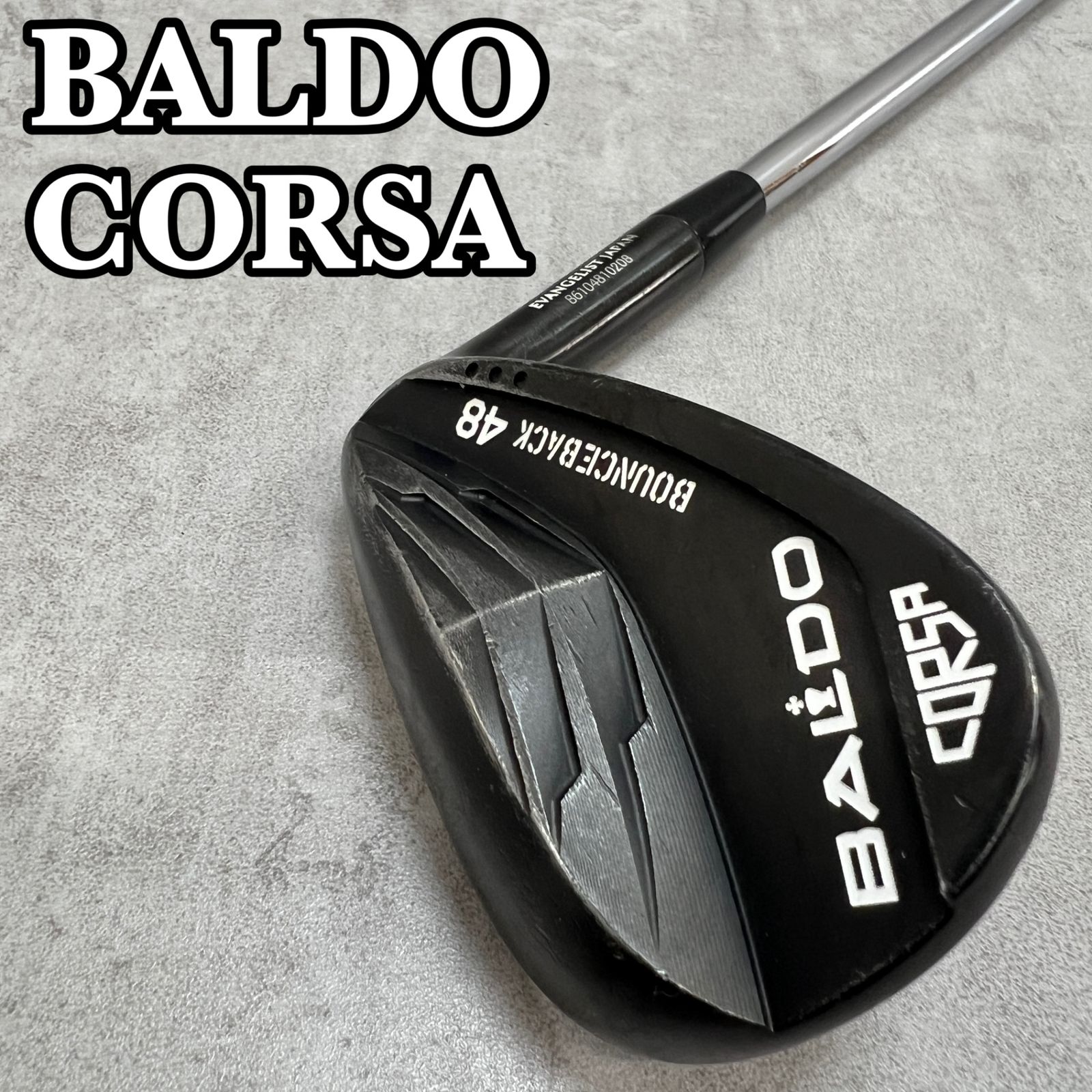 BALDO　バルド　CORSA　コルサ　メンズゴルフ　ピッチングウェッジ　PW　48°　スチール　右利き用　D-3　475g　35.25インチ