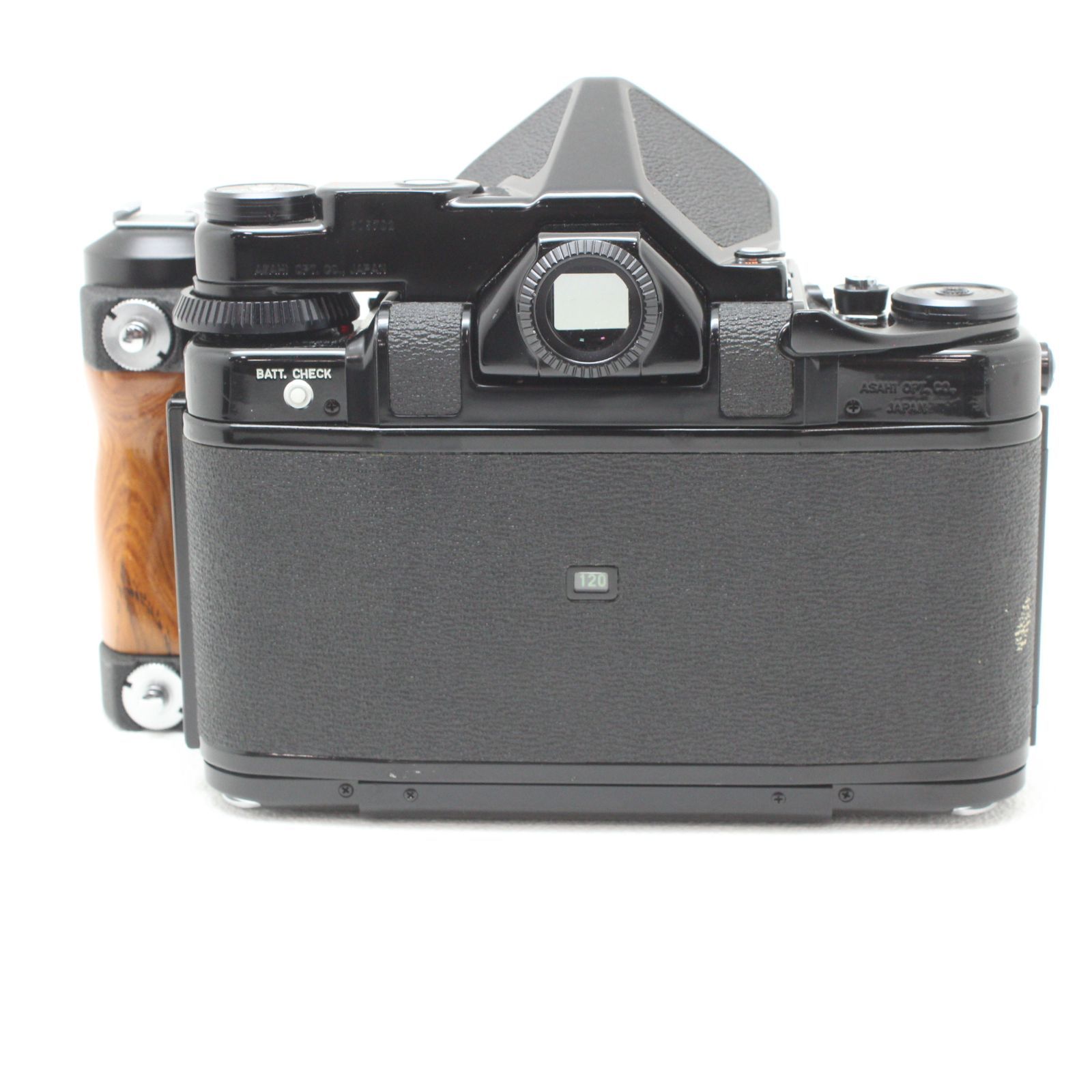 PENTAX 67 TTLファインダー 木製グリップ付きボディ - メルカリ