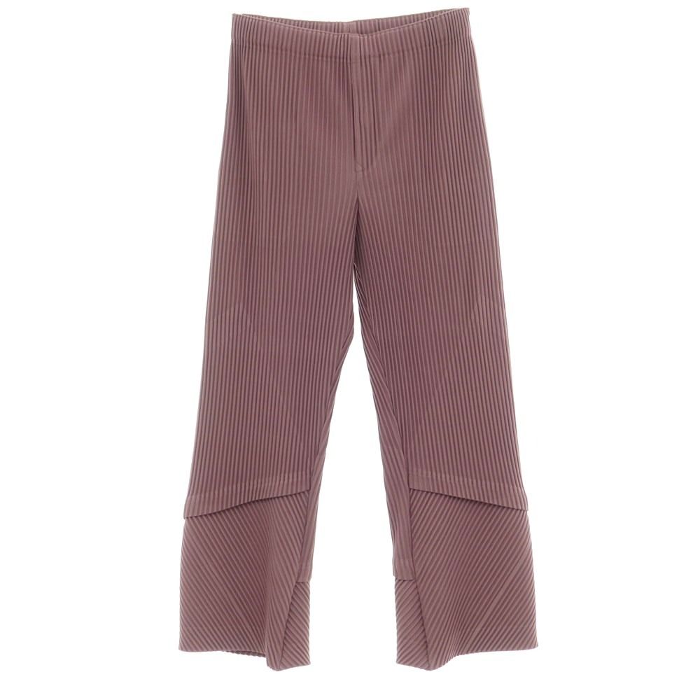 【中古】オム プリッセ イッセイミヤケ HOMME PLISSE ISSEY MIYAKE 2024年春夏 プリーツ イージーパンツ オールドモーブ【サイズ表記なし（L位）】【メンズ】