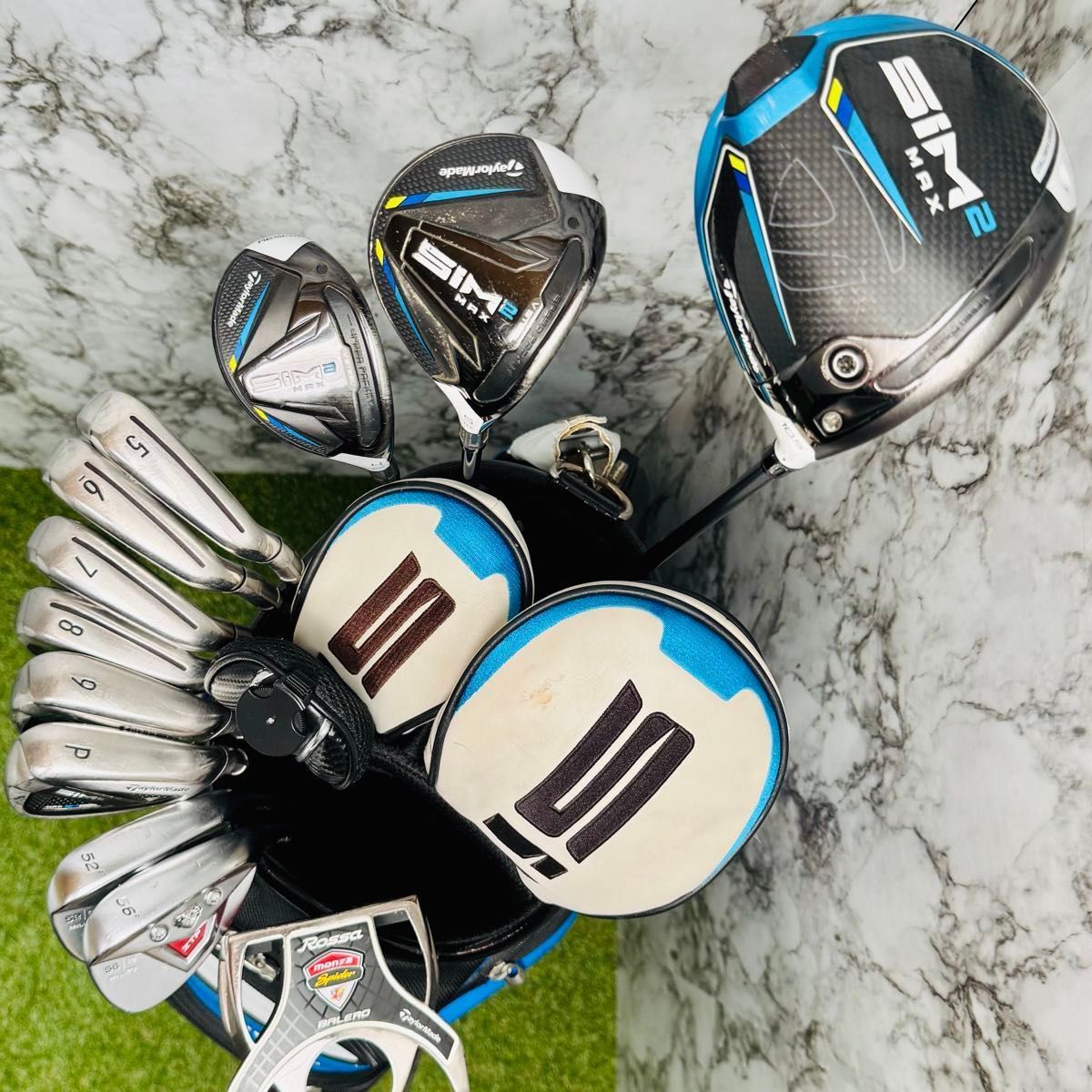 良品】テーラーメイド シム2マックス メンズゴルフセット 12本 S  