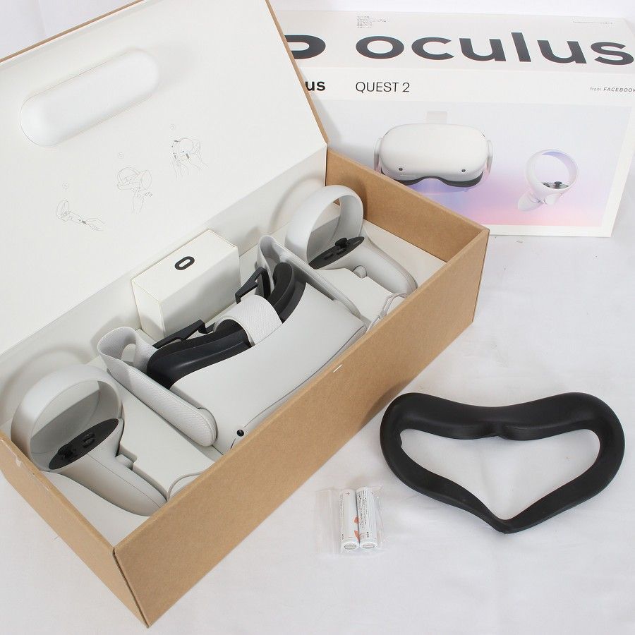 VR　オールインワンVRヘッドセット Quest 2 64GB　301-00352-01　美品 元箱あり VR オールインワンVRヘッドセット Quest 2 64GB 301-00352-01 美