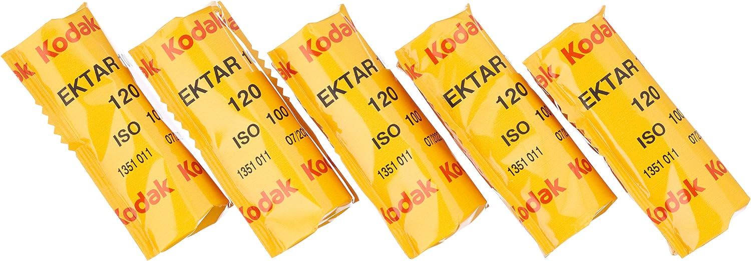 Kodak カラーネガティブフィルム プロフェッショナル用 エクター100 120 5本パック 8314098 - メルカリ