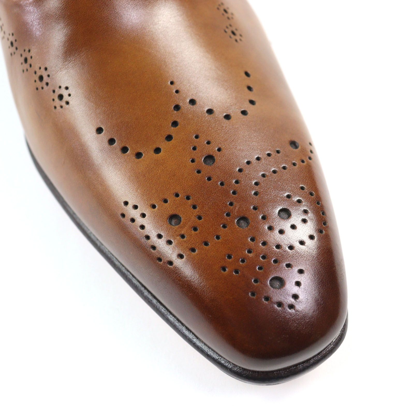 未使用品○Santoni サントーニ メダリオン ウィングチップ