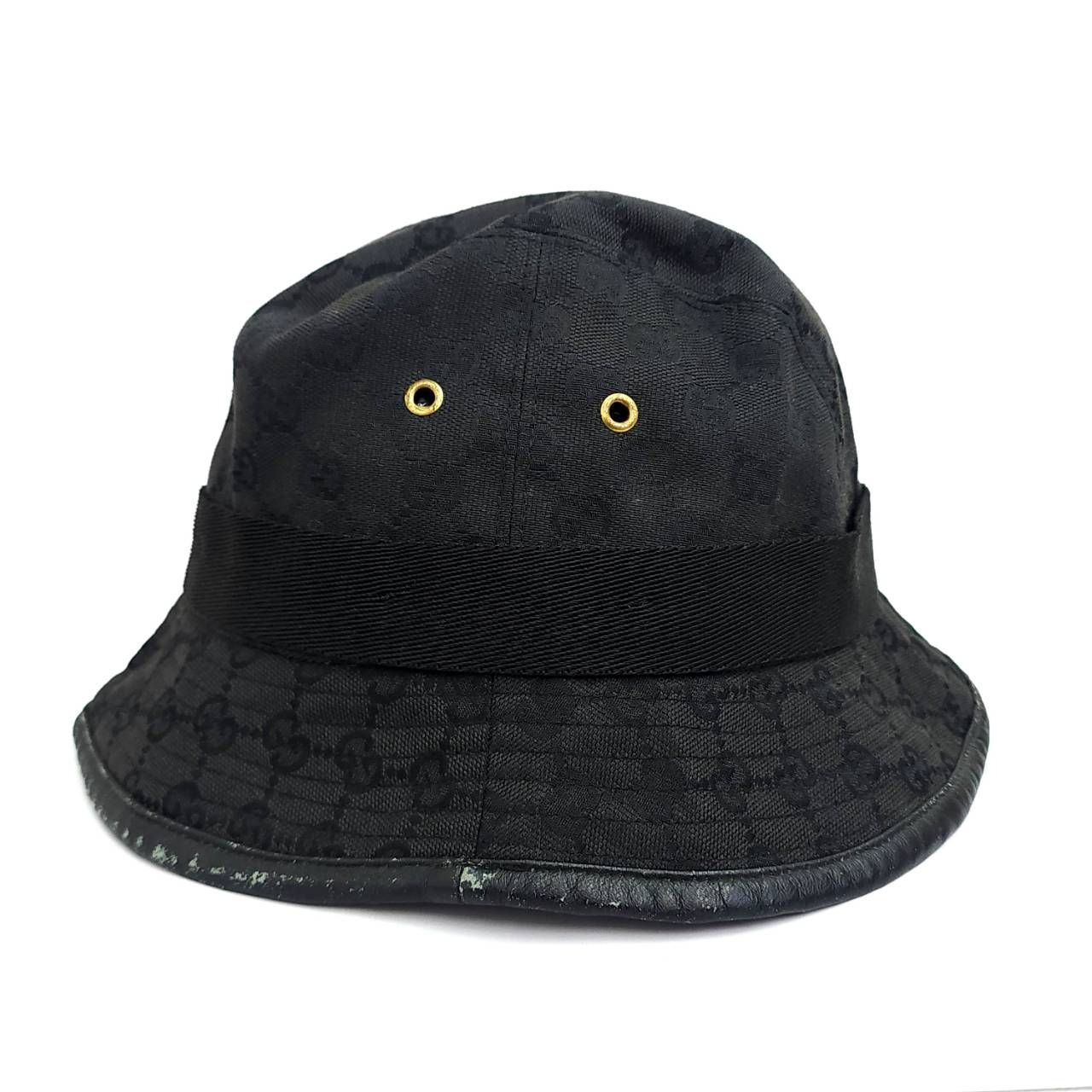 専用 正規品 現行品 GUCCI バケットハット ブラック サイズL(59cm) GUCCI ブラック バケットハット Lサイズ ユニセックス