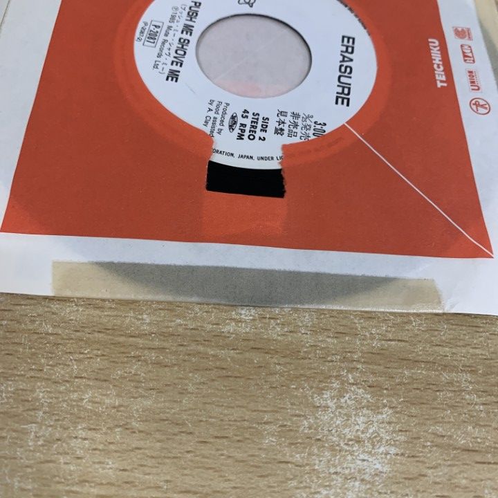 ○01)【同梱不可】【見本盤】Erasure/Who Needs Love Like That