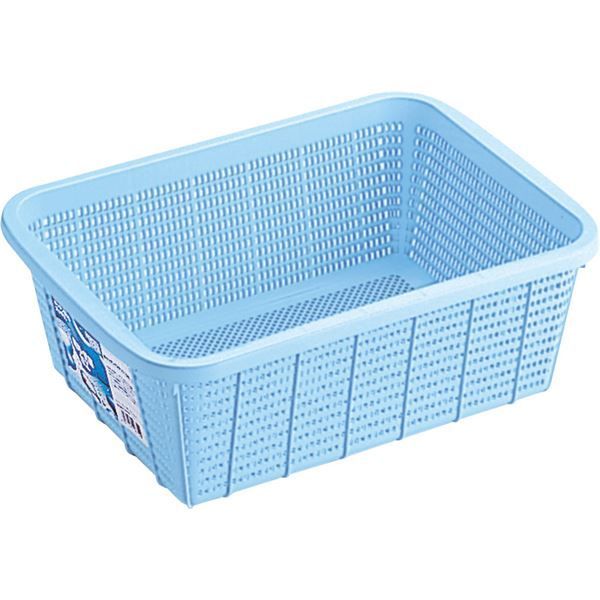 20セット キッチンバスケット|キッチン用品 DSサイズ ブルー 材質 PP メッシュ形状 HOME＆HOME 代引不可