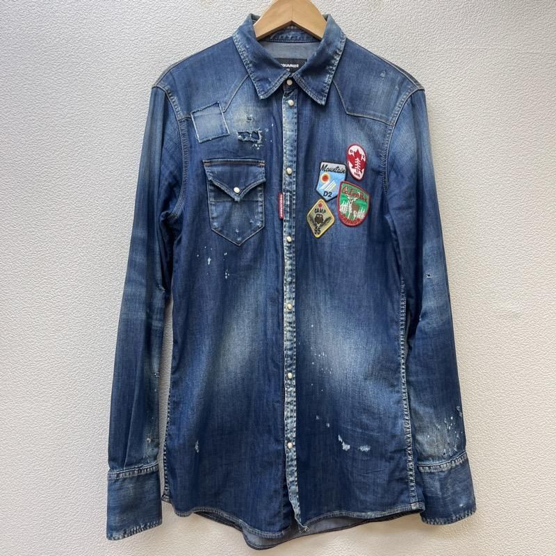 DSQUARED2 ディースクエアード ダメージ加工 ワッペン付 デニム