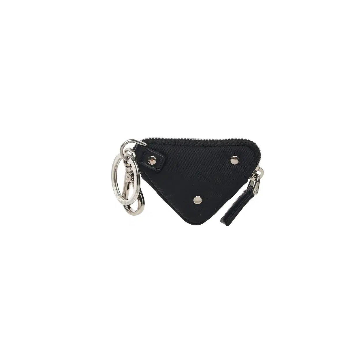 今週末限定価格 PRADA ブラックミニポーチ トライアングルロゴ Prada トライアングルロゴ ポーチ | ブラック | FARFETCH JP