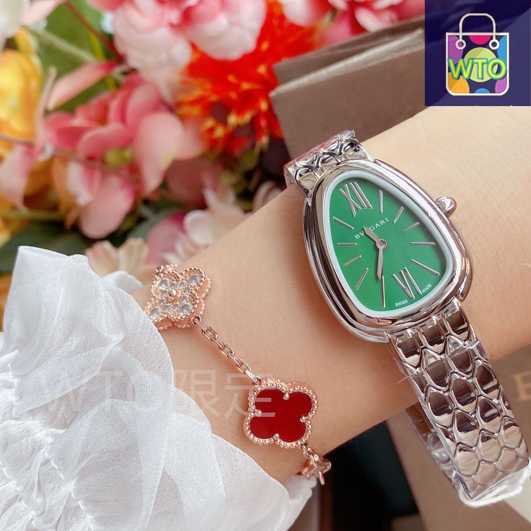 【国内即納】BVLGARI SERPENTI SPP32WGL レディース 腕時計 ブルガリ セルペンティ クオーツ 腕時計 ブランド レディース