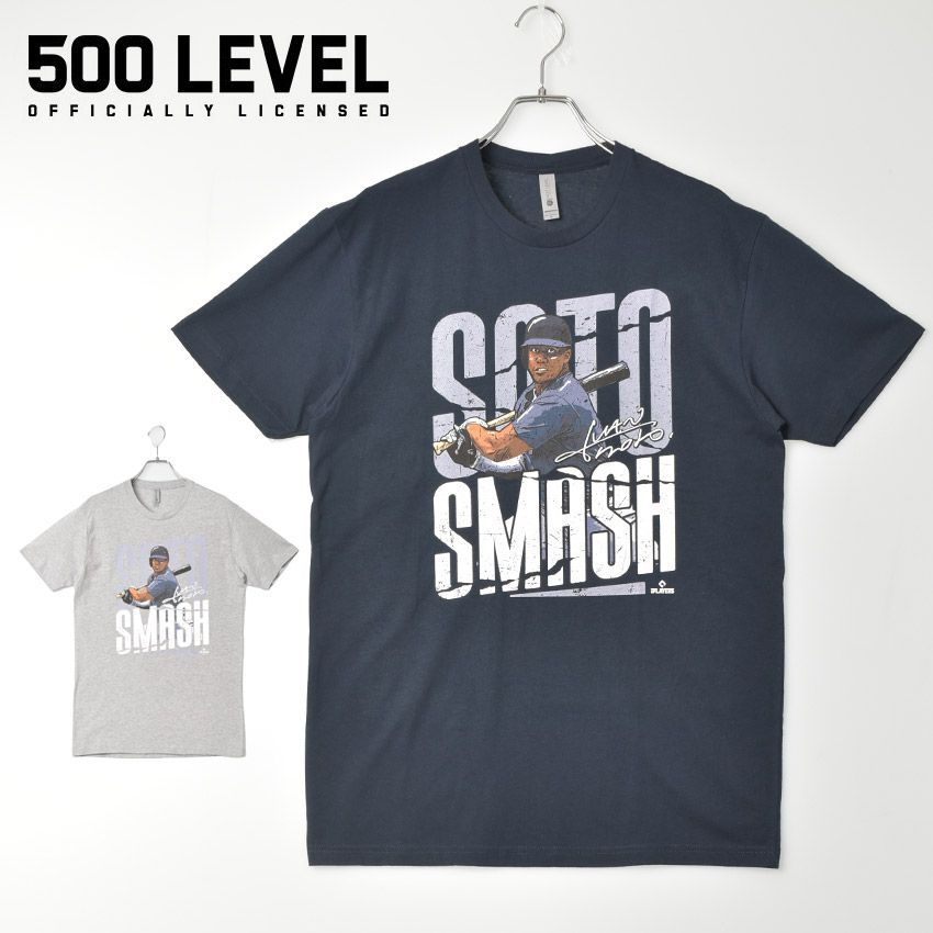 500LEVEL 半袖Tシャツ BNLCTNV-XX-0060-085-04 メンズ BNLCTNV-XX-0060-085-04 JUAN SOTO 500LEVEL カラー:01.ネイビー 品番：2309-0027