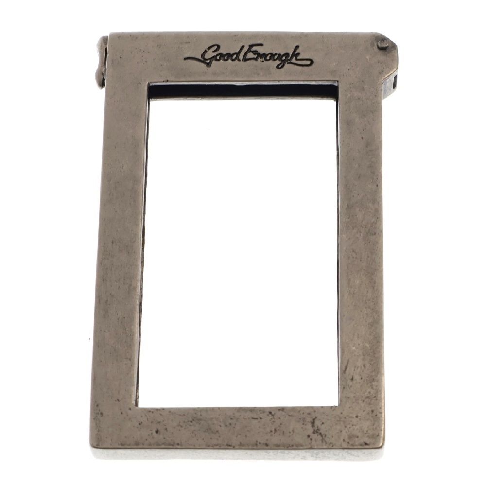 GOODENOUGH 安い (グッドイナフ) 13SS SILVER CARDCASE ロゴ カードケース シルバー GOODENOUGH  グッドイナフ SILVER CARDCASE カードケース -