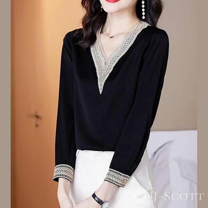 美品 Theory 24SS Admiral Crepe Vネックブラウス 紺S - メルカリ 極美品✨