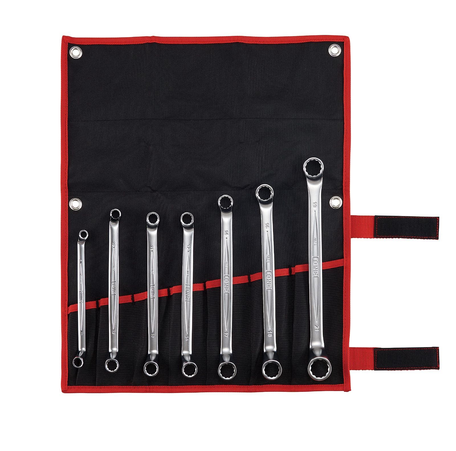 トネ TONE ロングめがねレンチセット 75° M75700 シルバー 内容7点