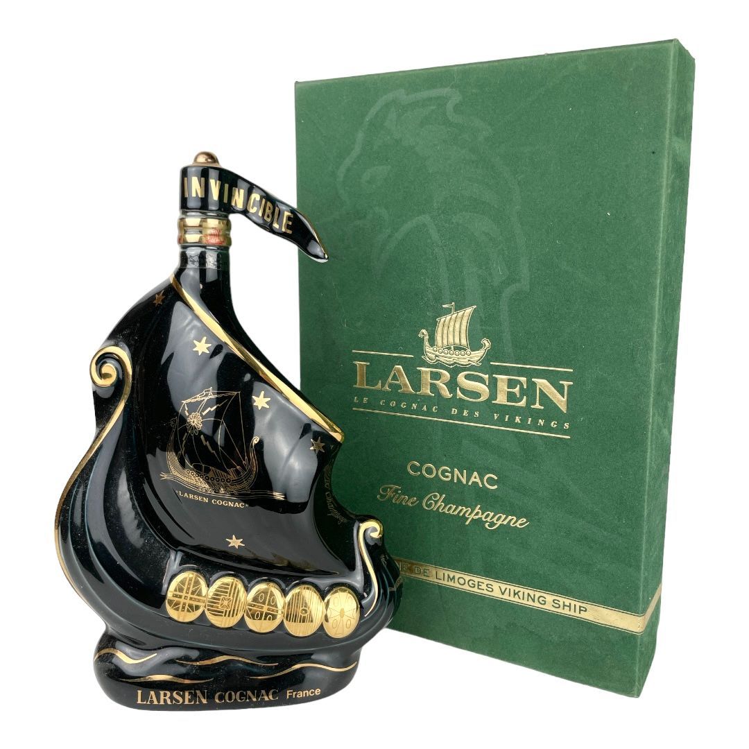 ラーセン LARSEN COGNAC 空き瓶 - 酒