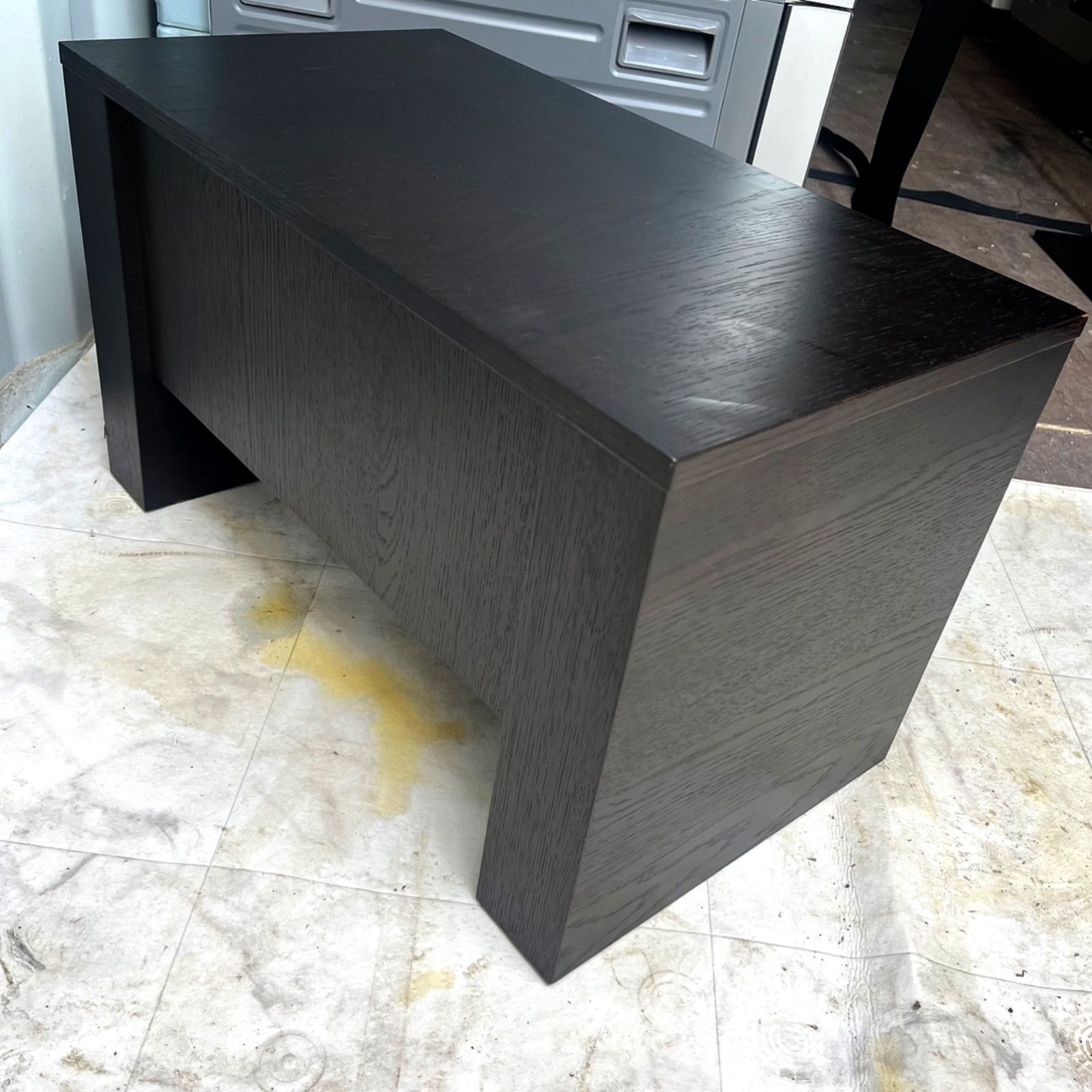 取付無料！アルフレックス スタイリッシュモダン 天然木ブラックナイトテーブル✨ 取付無料！アルフレックス スタイリッシュモダン 天然木ブラック