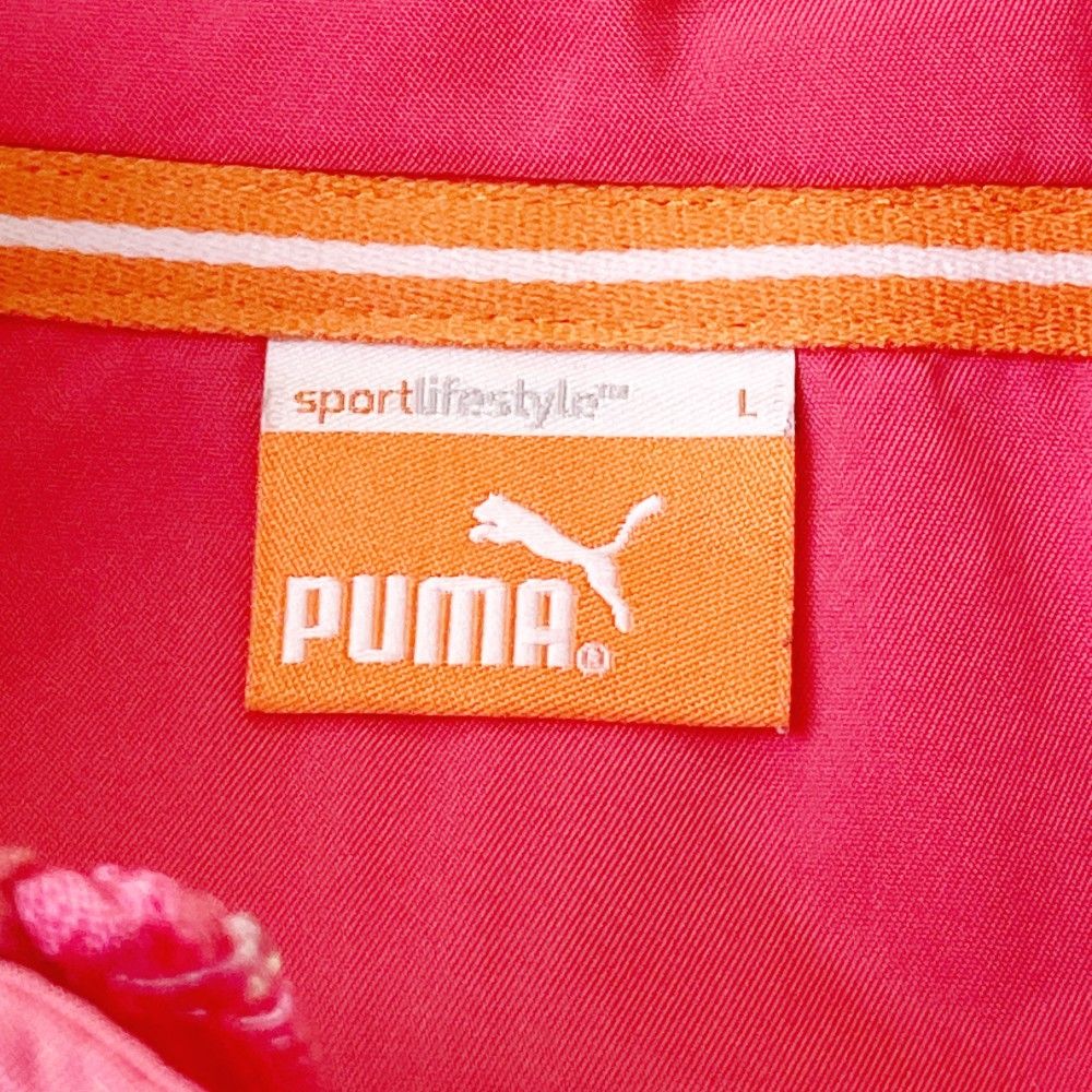 サイズ：L PUMA GOLF プーマゴルフ 2WAY レインワンピース ピンク系