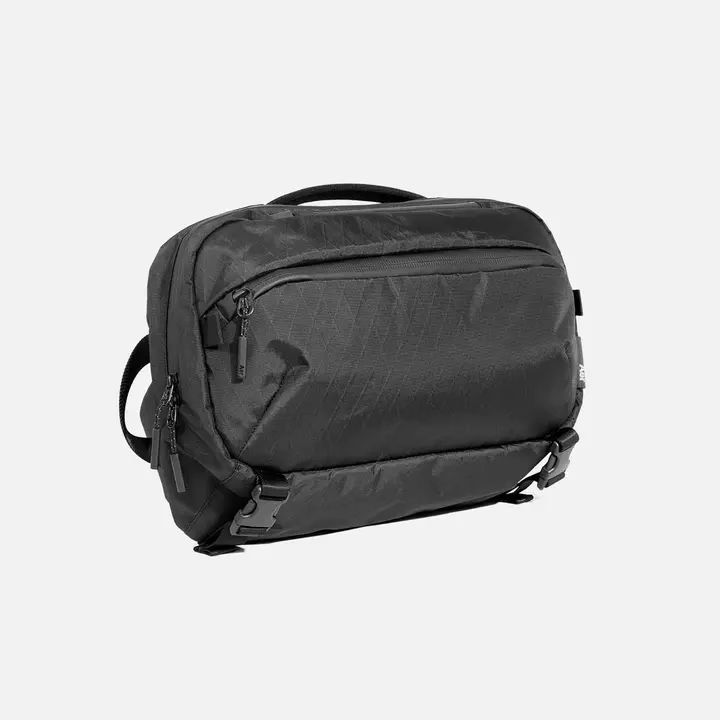 大容量 Aer Travel Sling 2 X-Pac ショルダーバッグ トートバッグ 2way メンズ レディース ユニセックス 男女兼用 ブラック 通勤 通学 日常用 仕事用 出張 旅行用 スポーツ おしゃれ ビジネスバッグ