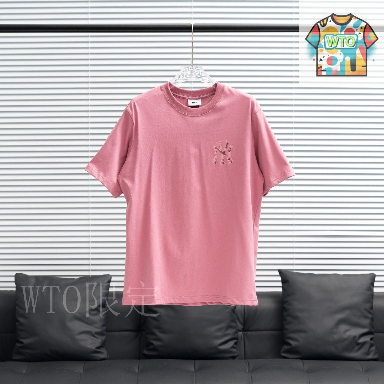 MLB Tシャツ ニューヨーク・ヤンキース ピンク MLB PLAZA プラザ コラボ 限定 ニューヨーク・ヤンキース ピンク