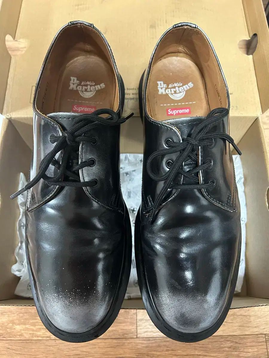 Supreme シュプリーム DR. MARTENS ドクターマーチン 1461 グレー シルバー 290
