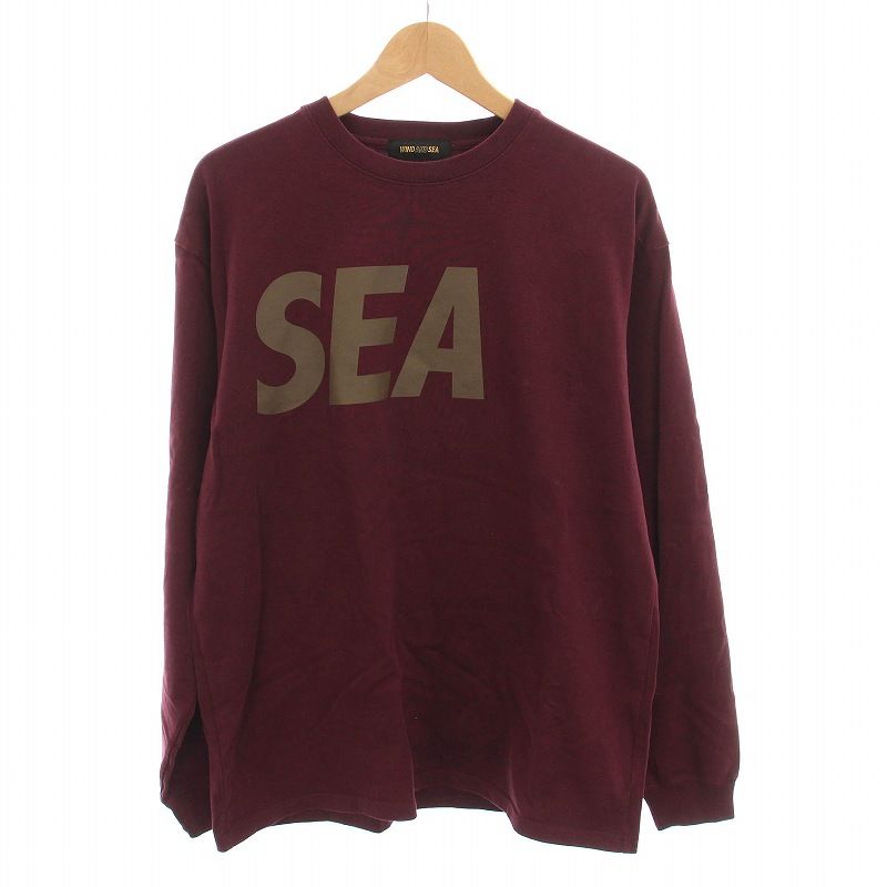WIND AND SEAウィンダンシー 長袖カットソー ロンT L 中古・古着通販】WIND AND SEA (ウィンダンシー) ロゴロング