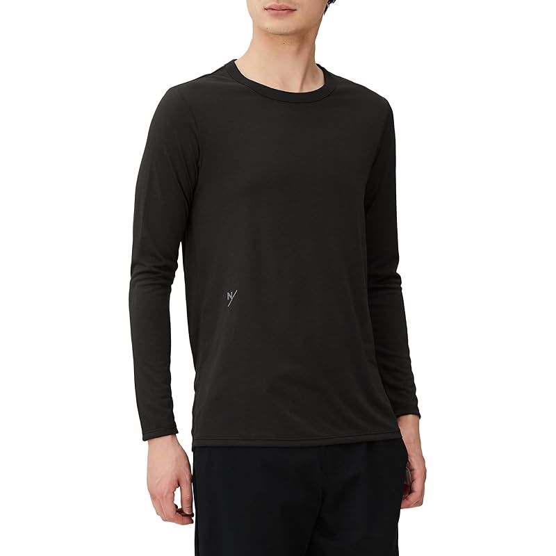 NEUTRALWORKS. DRY ULTRA-LIGHT LONG SLEEVE CREW ブラック L 0