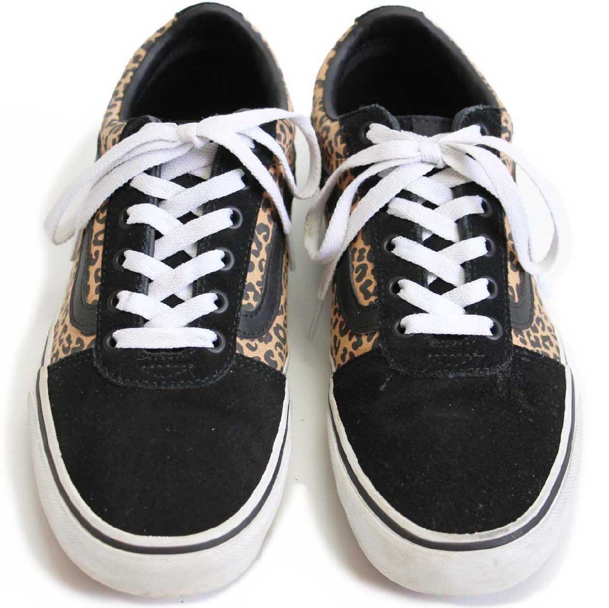 VANSバンズ OLD SKOOLオールドスクール レオパード柄 W9/25.5cm☆スニーカー US企画 ヒョウ 豹柄 アニマル スエードレザー  スケート - メルカリ