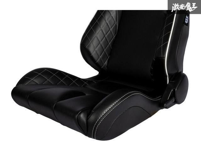 Δ グッドガン GoodGun 車検対応 セミバケットシート セミバケ ブラック 
