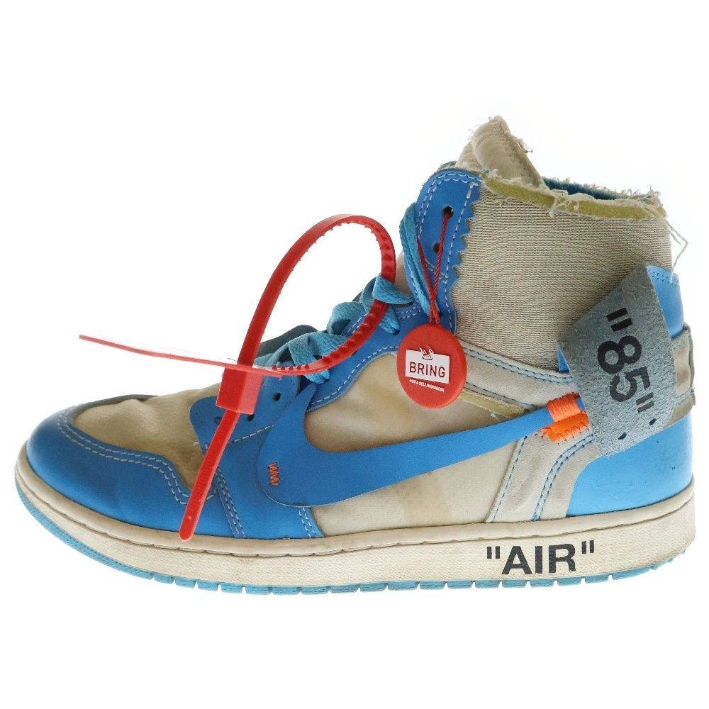 NIKE (ナイキ) ×OFF-WHITE AIR JORDAN 1 POWDER BLUE UNC AQ0818-148