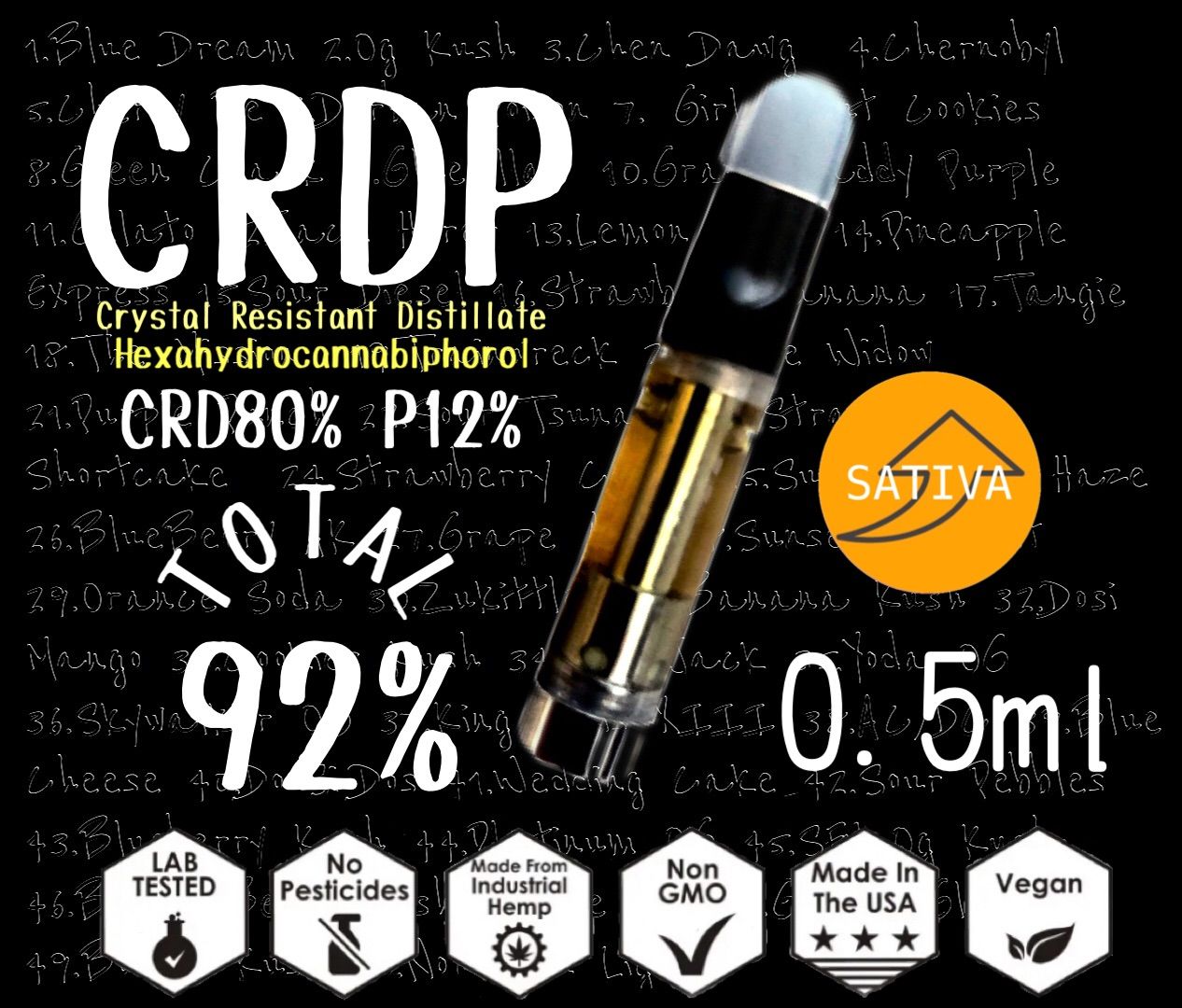 CRD63＋300.5ml Durban Poison crdpo cbd - リラクゼーショングッズ