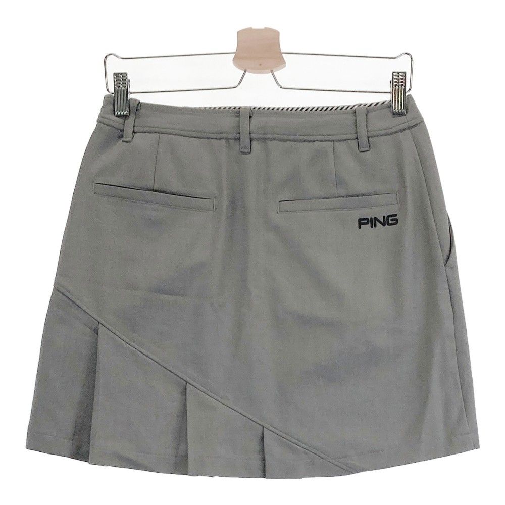 サイズ：M PING ピン ストレッチスカート グレー系