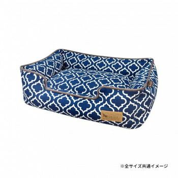 P.L.A.Y. ラウンジベッド M モロッカン ネイビーブルー ペット用品