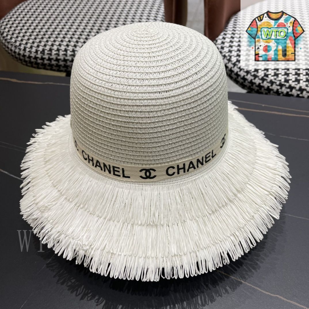 【夏の主役に♡】CHANEL 麦わら×シルクハット 夏の主役に♡】CHANEL 麦わら×シルクハット 帽子（レディース）