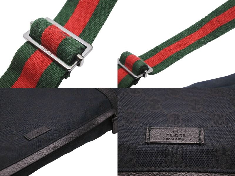 GUCCI グッチ ヨガマット 収納ケース 保存袋 ggキャンバス レザー